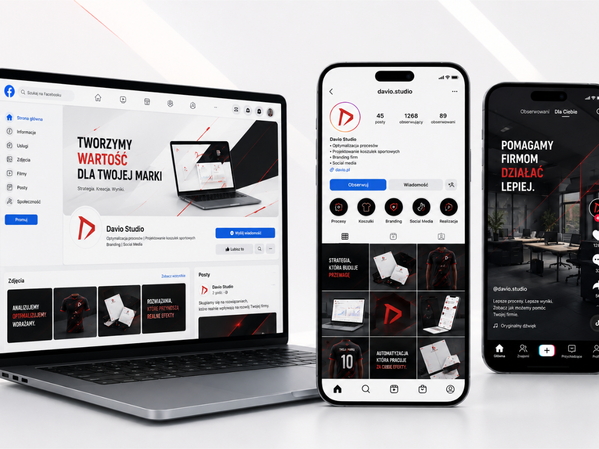 Materiały social media